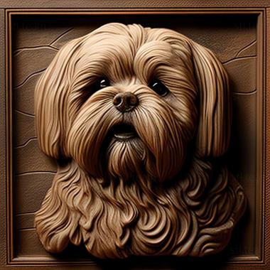 3D model Lhasa APSO dog (STL)